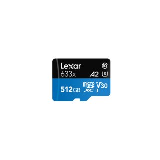 Karta Pamięci Micro-SD z Adapterem Lexar 633x 512 GB