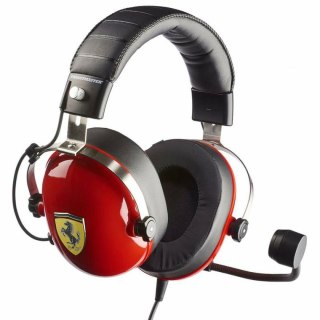 Słuchawki z Mikrofonem Gaming Thrustmaster T.Racing Scuderia Ferrari Edition-DTS Czerwony