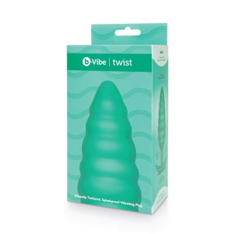 Wibrujący korek analny B-Vibe Twist Texture