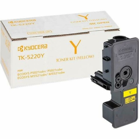 Toner Oryginalny Kyocera TK-5220Y Żółty Czarny