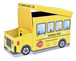 Pojemnik na zabawki Autobus żółty