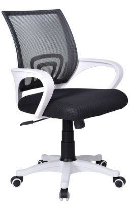 Fotel biurowy Bianco biały - czarny