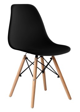 Krzesło nowoczesne Milano DSW PP czarny