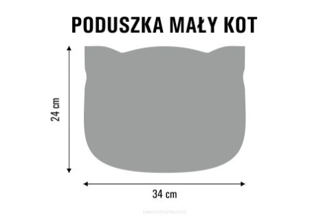 Poduszka podróżna z gumką Kot - Gapcio