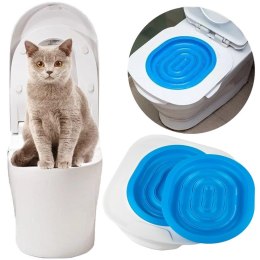 Nakładka na toaletę dla kota NILS niebieska