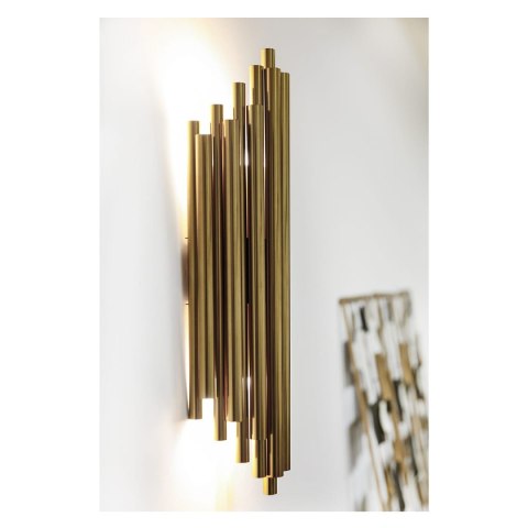 Złoty Kinkiet ART Deco Munspel Gold Harmony50cm 11612