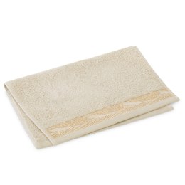 Ręcznik ALLIUM kolor beżowy styl klasyczny 30x50 ameliahome - TOWEL/AH/ALLIUM/BEIGE/30x50