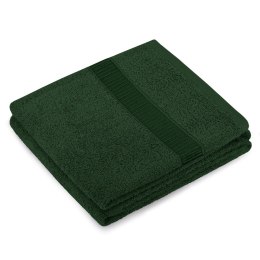 Ręcznik AVIUM kolor butelkowa zieleń styl klasyczny 70x130 ameliahome - TOWEL/AH/AVIUM/B.GR/70x130
