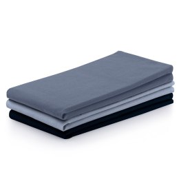 Ręcznik kuchenny LETTY kolor niebieski gładki motyw klasyczny styl klasyczny 50x70 ameliahome - KIT/AH/LETTY/PLAIN/LIVIDS/3PACK/