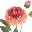Sztuczny kwiat PIWONI kolor koralowy styl nowoczesny ameliahome - ARTFLOWER/AH/PIWONI/ROSE/10PCS