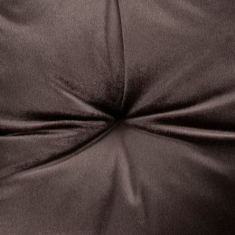 Poduszka na krzesło ALEKSA kolor brązowy styl glamour do wewnątrz ameliahome - CHAIRCUSHION/AH/ALEKSA/DARKBROWN/40X40