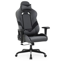 Krzesło biurowe, gamingowe ERGO hakano - RACINGCHAIR/GREY/BLACK/72X65X132CM