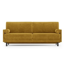 Sofa ROSSI kolor musztardowy styl nowoczesny homede - SOFA/HOM/ROSSI/MUSTARD/3P