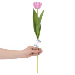 Sztuczny kwiat TULIPI kolor liliowy styl nowoczesny ameliahome - ARTFLOWER/AH/TULIPI/PLUM/1PC
