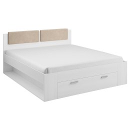 Łóżko ORATORIO kolor biały styl klasyczny hakano - BED/WOOD/HEL/ORATORIO/ABISKO/180x200