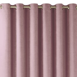 Zasłona MILANA kolor różowy styl klasyczny złote przelotki metalowe złote szenila 140x270 homede - CURT/HOM/MILANA/CHENILLE/EYEL