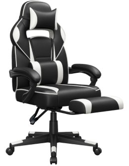 Krzesło biurowe, gamingowe ERGO hakano - OFFICECHAIR/BLACK+WHITE/70X68X116-126