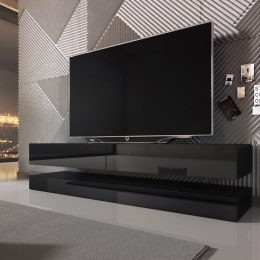Szafka rtv ADMIRA kolor czarny styl nowoczesny hakano - TVCABINET/VIV/ADMIRA/BLACK/140X34