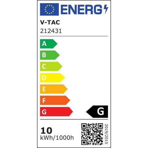 Taśma LED V-TAC SMD5050 300LED 24V IP20 10W/m VT-5050 3000K 830lm