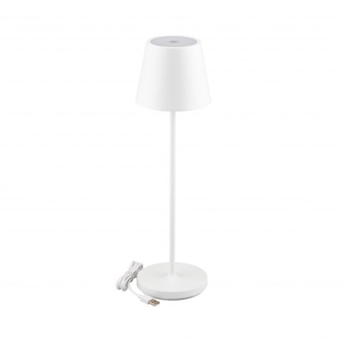 Lampka Biurkowa Nocna V-TAC 3W LED Ładowanie Ściemnianie IP54 Biała VT-7522 3000K 200lm