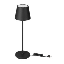 Lampka Biurkowa Nocna V-TAC 3W LED Ładowanie Ściemnianie IP54 Czarna VT-7522 3000K 200lm