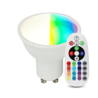 Żarówka LED V-TAC 5,5W GU10 Pilot VT-2244 3000K+RGB 420lm