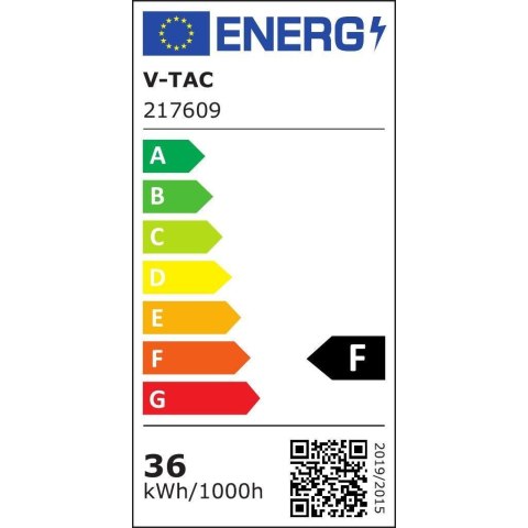 Plafon V-TAC 36W Mleczny Zmiana Koloru CCT fi.480 VT-8436 3000K-6400K 3900lm