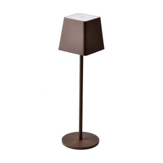 Lampka Biurkowa Nocna V-TAC 2W LED Ładowanie Ściemnianie IP54 Brązowa VT-7563 3000K 200lm