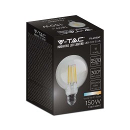 Żarówka LED V-TAC 18W Filament E27 Kula Glob G95 135Lm/W VT-2338 3000K 2520lm