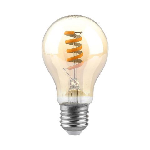 Żarówka LED V-TAC 4W E27 A60 Spiral Filament Bursztyn VT-2154 1800K 400lm