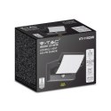 Projektor Oprawa Elewacyjna V-TAC 17W LED Czujnik Ruchu Czarna IP65 VT-11020-120-B 4000K 2520lm