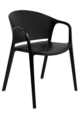 Krzesło CAMEL czarne - polipropylen
