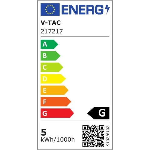 Żarówka LED V-TAC 4,8W Filament E27 Kula Glob G95 Bursztyn 95x138mm VT-2075 2200K 300lm