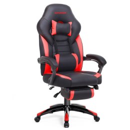 Krzesło biurowe, gamingowe ERGO hakano - OFFICECHAIR/BLACK/RED/69X69X120CM
