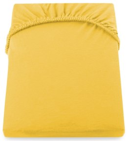 Prześcieradło AMBER kolor żółty jersey 80-90x200 decoking - FITTED/AMBER/ORA/80-90x200+30