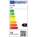 Oprawa 15W LED V-TAC Track Light SAMSUNG CHIP CRI90+ Biała VT-415-W 5000K 1200lm 5 Lat Gwarancji