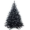 Choinka CRISTAL kolor czarny motyw świąteczny styl glamour 150 Homede ośnieżona świerk - CS/HOM/SWIERK/CRISTAL/DARK/150