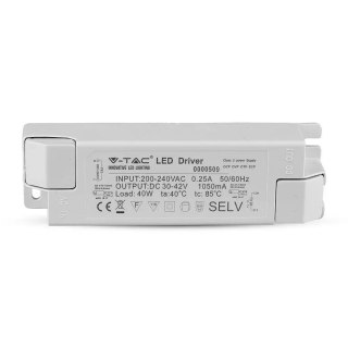 Zasilacz do Paneli LED 40W 1050mA DC:30-42V V-TAC VT-6129