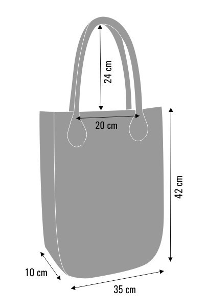 Torba filcowa CITY Wolf