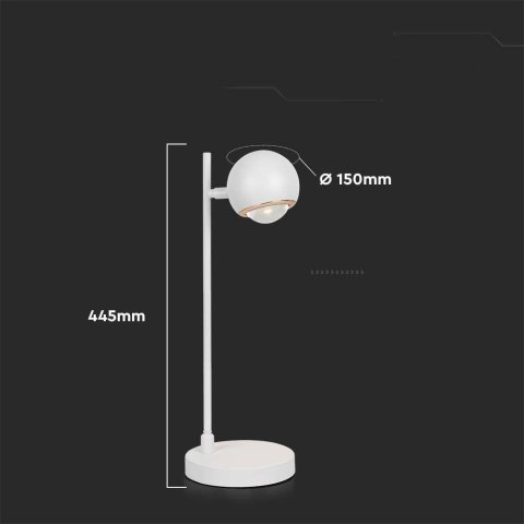 Lampka Biurkowa Nocna V-TAC 6W LED 45cm Czarna VT-7506 3000K 500lm