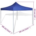 Niebieski, składany namiot, 3 x 3 m