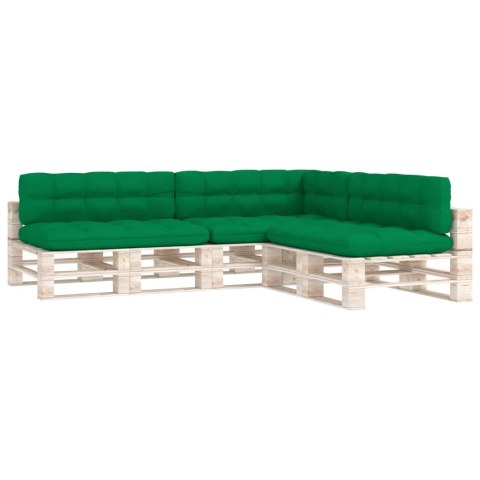 Poduszki na sofę z palet, 7 szt., zielone