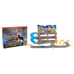 Tender Toys Zestaw zabawkowy z garażem i 4 autkami, 62x31x33 cm