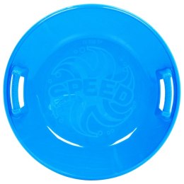 Okrągły ślizgacz śnieżny, niebieski, 66,5 cm, PP