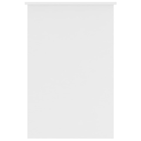 Biurko, białe, 100x50x76 cm, materiał drewnopochodny