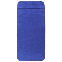 Ręczniki plażowe, 2 szt., niebieskie, 75x200 cm, 400 g/m²