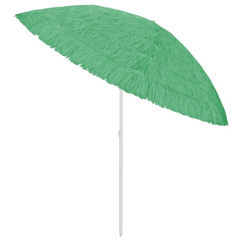 Parasol plażowy w hawajskim stylu, zielony, 300 cm