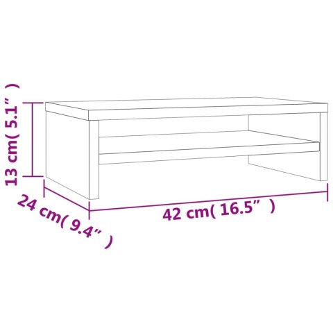 Podstawka pod monitor, kolor dąb sonoma, 42x24x13 cm