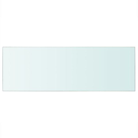 Półka szklana, bezbarwny panel, 70x25 cm