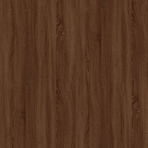 Stolik kawowy, brązowy dąb, 80x50x35cm, materiał drewnopochodny